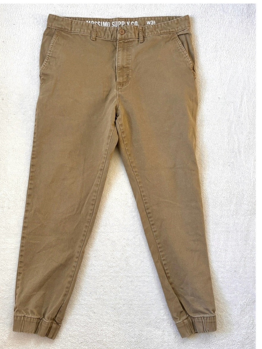 Mossimo tan canvas cotton joggers